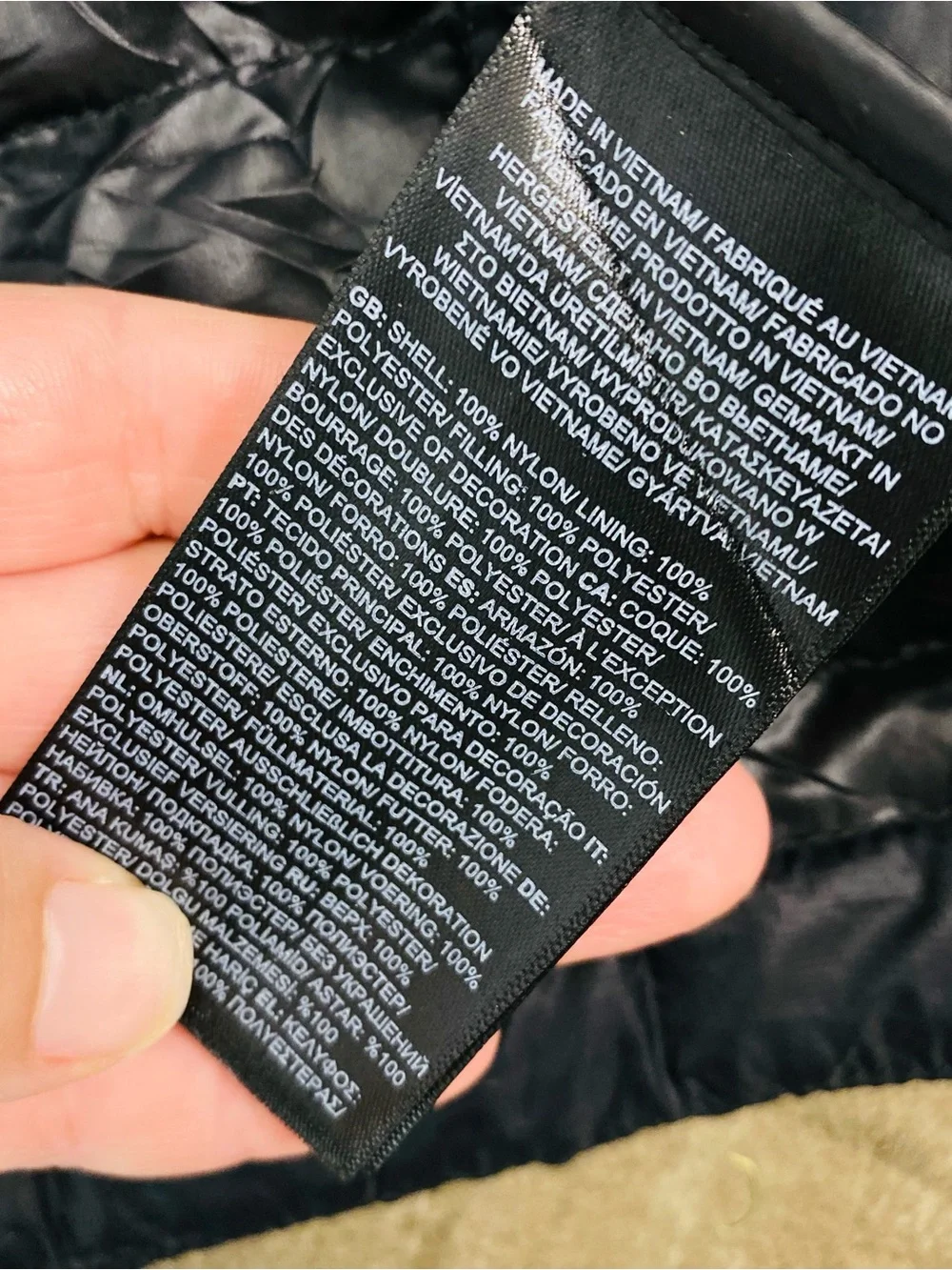 The North Face ThermoBall Eco Jacket Men's Black Quilted Puffer Full Zip Sz XXXL